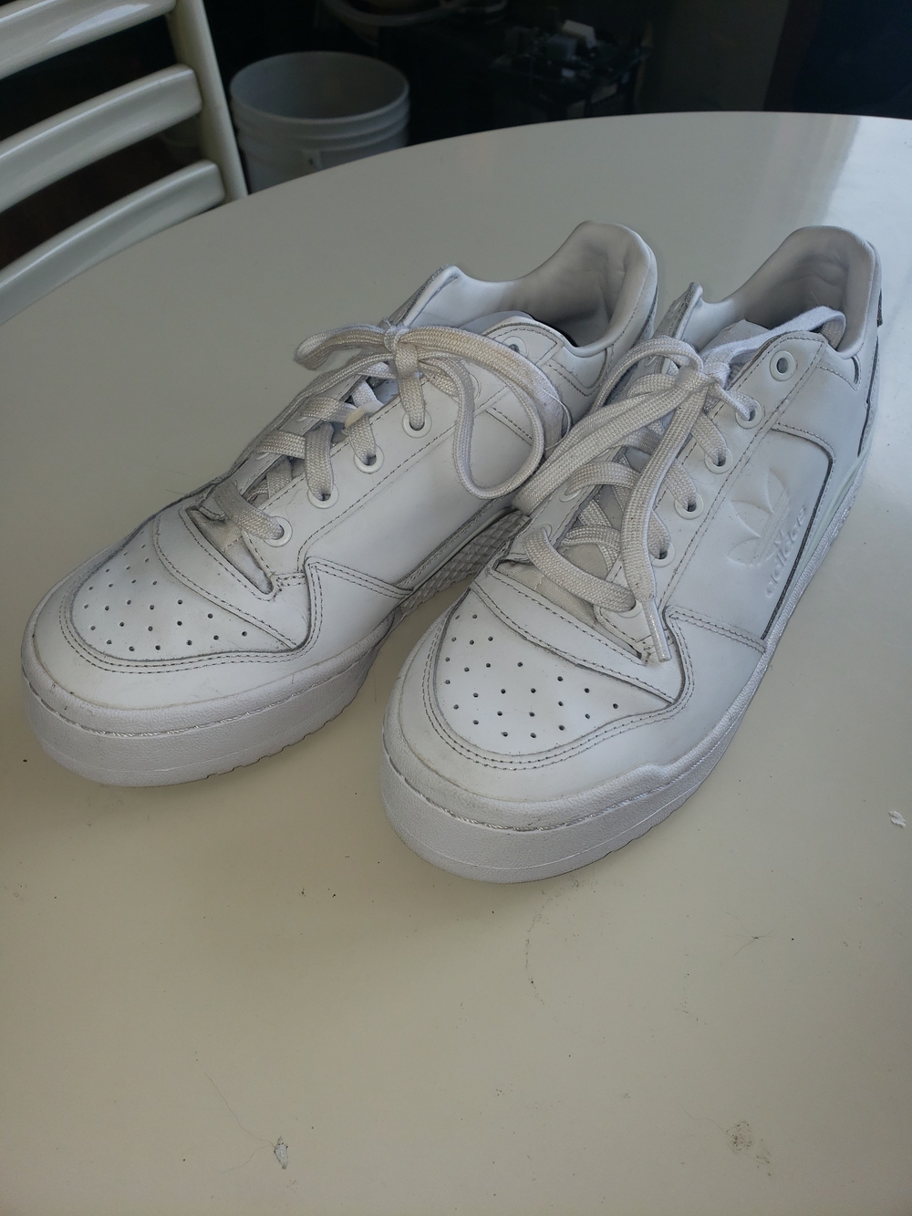 adidas White Low-Top Women's Sneakers